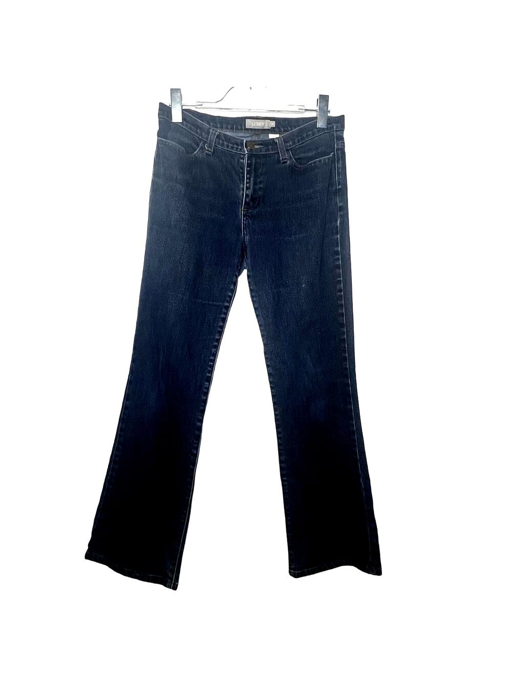J. CREW Mid-Rise Stretch Bootcut Ankle Jeans No Back Pocket Stretch Denim size 8